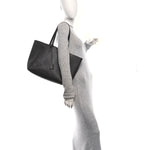 Calfskin Large Shopping Tote Earth