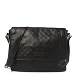 Guccissima Medium Flap Messenger Bag Chocolate