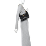 Caviar Quilted Mini Chanel 25 Handbag Black