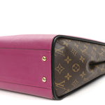 Calfskin Monogram Kimono Tote Grape