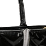 Patent Medallion Tote Black