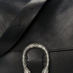 Calfskin Dionysus Messenger Bag Black
