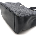 Caviar Quilted Grand Shopping Tote GST Black