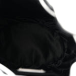 Paillettes Mate Bucket Bag Argento
