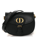 Box Calfskin Micro Bobby Bag Black