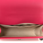 Lambskin Quilted Medium Boy Flap Dark Pink