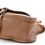 Calfskin Small Marcie Satchel Nut