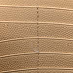 Grain De Poudre Matelasse Chevron Monogram Chain Wallet Nude Powder