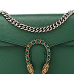 Dollar Calfskin Crystal Small Dionysus Shoulder Bag Emerald