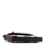 Metallic Snakeskin Spiked Explorafunk Wallet On Strap Gunmetal Black Multicolor