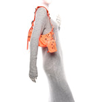 Agneau Arena Le Cagole Shoulder Bag XS Orange
