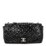 Patent Large Lucky Symbols Flap Black