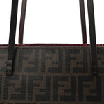 Zucca Spalmati Medium Roll Tote Tobacco Fuxia