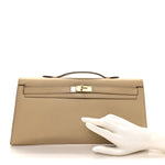 Swift Kelly Longue Clutch Pochette Tabac Camel