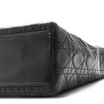 Lambskin Cannage Medium Lady Dior Black