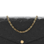 Empreinte Pochette Felicie Chain Wallet Black