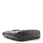 Nappa Cloud Quilted Travia Medium Tote Black