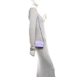 Lambskin Maxi Intrecciato Extra Mini Cassette Crossbody Bag Wisteria