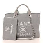 Mixed Fibers Small Deauville Tote Light Grey