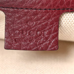 Pebbled Calfskin Medium Soho Hobo Scarlatto