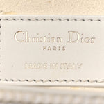 Macrocannage Technical Fabric Medium Lady Dior White