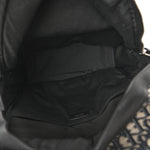 Oblique Calfskin Rider Backpack Beige Black