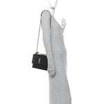 Calfskin Medium Monogram Sunset Black