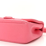 Caviar Quilted Mini Incognito Square Flap Pink