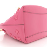 Calfskin Star Studded Bon Bon Bucket Bag Candy Pink