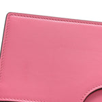 Calfskin GG Matelasse Chain Wallet Rhodamine Pink