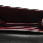 Sheepskin Quilted Mini Beauty Lock Flap Black