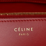 Box Calfskin Medium Classic Box Flap Bag Dark Brick