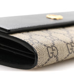 Dollar Calfskin GG Supreme Monogram Petite GG Marmont Wallet Chain Bag Black Beige Ebony