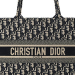 Oblique Medium Book Tote Blue Multicolor