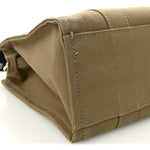 Cotton Canvas Medium The Traveler Tote Bag Slate Green