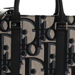 Maxi Oblique Jacquard East West Tote Beige Blue