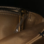 Lambskin Quilted Mini Medallion Multi Chain Flap Black