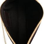 Vernis Monogram Mini Pochette Accessories Amarante