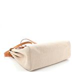 Toile Vache Calfskin Herbag PM 30 Black Natural