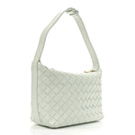 Calfskin Nappa Intrecciato Mini Wallace Glacier Muse