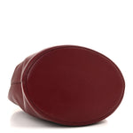 Nappa Drop Bucket Bag Bordeaux