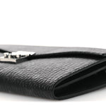 Visetos Medium Patricia Wallet On Chain Black