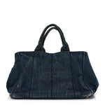 Denim Logo Tote Avio