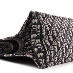 Oblique Large Book Tote Blue Multicolor