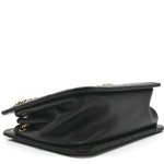 Calfskin Quilted CC Chain Accordion Tote Black