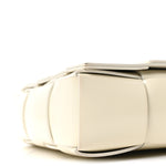 Patent Maxi Intrecciato Cassette Crossbody Bag White
