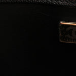 Caviar Quilted Small Shopping Tote Black