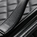 Lambskin Quilted Medium Boy Flap Black