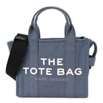 Cotton Canvas Small The Traveler Tote Bag Blue