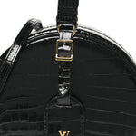 Crocodile Petite Boite Chapeau Black